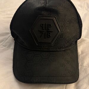 Philipp Plein Black Logo Cap